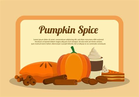 Pumpkin Spice Illustration 239609 Vector Art at Vecteezy