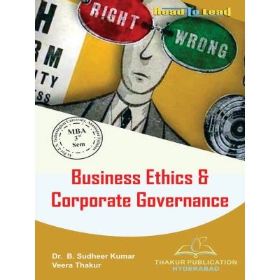 Business Ethics Corporate Governance MBA Third Sem Third Semester 3rd