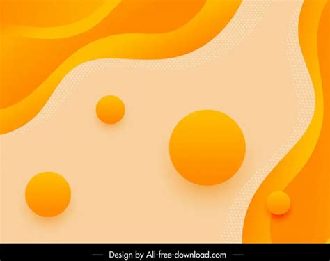 Abstract Background Template Modern Curves Circles Shapes Vectors