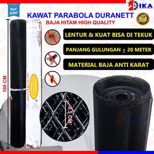 Jual Kawat Nyamuk Parabola Aluminium DURANET TEBAL 1 ROLL 20 METER