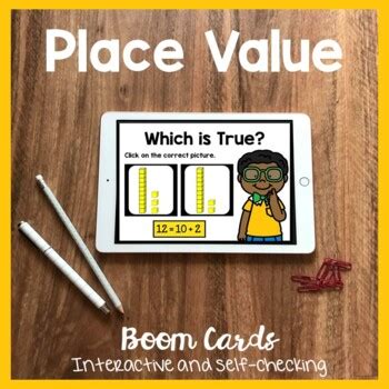 Teen Numbers Place Value Boom Cards Distance Learning TpT