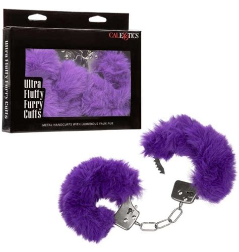 Calexotics Ultra Fluffy Furry Cuffs Purple Vaping Elements