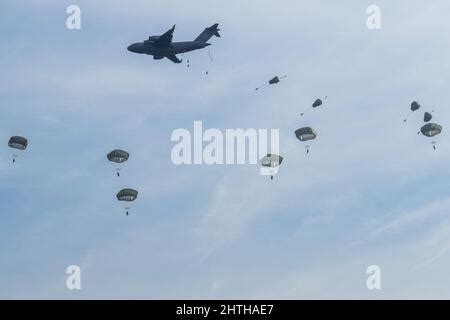 Paratroopers From The Royal Thai Army Participate In Basic Airborne