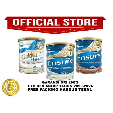 Jual SUSU ENSURE VANILA ENSURE COKLAT GOLD GOLDSURE 900gr 400gr 900 Gr