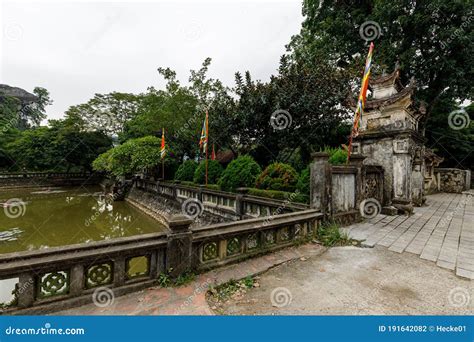 Temples of Hoa Lu at Ninh Binh in Vietnam Stock Photo - Image of ...