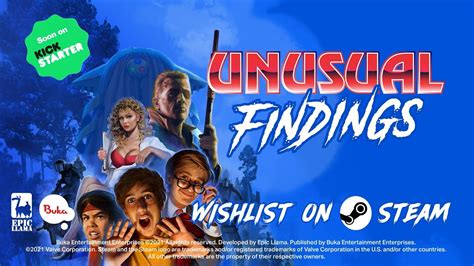 Unusual Findings Official Kickstarter Announcement Trailer Youtube