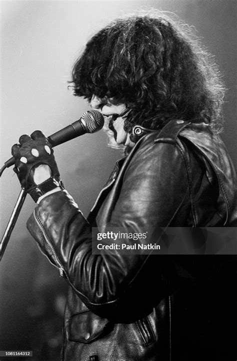 Joey Ramone Of The Ramones Performs On Stage At The Metro In Chicago