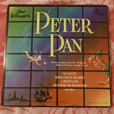 Mavin 1963 WALT DISNEY S PETER PAN Soundtrack LP Disneyland Records