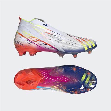 Adidas Predator Edge FG Al Rihla Cloud White Solar Yellow Power