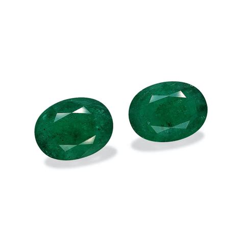 OVAL Cut Zambian Emerald Green 13 52 Carats