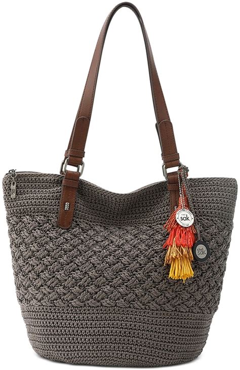 The Sak Silverwood Crochet Shopper Shopstyle Tote Bags