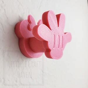 Interchangeable Mouse Ears Holder Wall Hook GLOVE HANDS Etsy