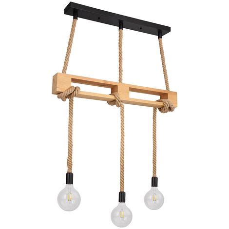 Suspension Lampe En Bois Lampe Suspension Lampe De Table Manger