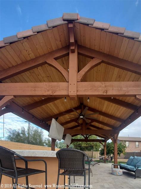 Gazebo And Pavilion Kits Western Timber Frame Pergola Backyard