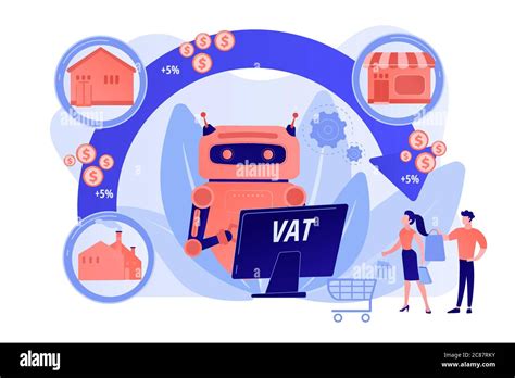 Value Added Tax System Concept Vector Illustration Stock Vector Image