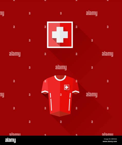 Swiss Jersey And Crest Vector Stock Vector Image And Art Alamy