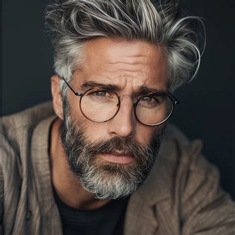 Stylish Hairstyles for Men Over 50 with Glasses – VAGA magazine