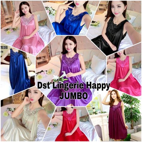 Jual Baju Tidur Daster Lingerie Sexi Happy Xxl Jumbo Shopee Indonesia