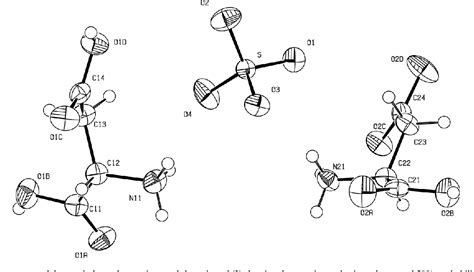 Figure From Bis Dlaspartic Acid Sulfate Semantic Scholar