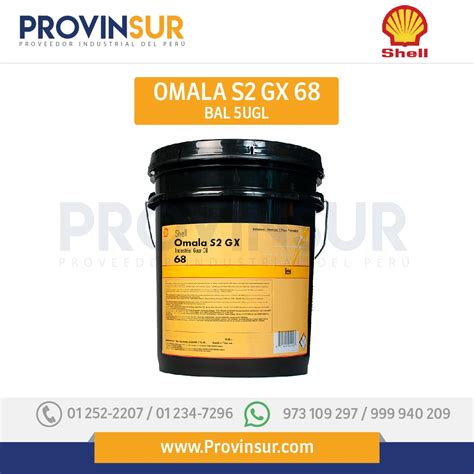 Aceite Omala S Gx Bal Gl Shell Lubricantes Per