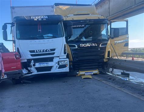 Por un triple choque hubo demoras y largas colas en el Puente Zárate