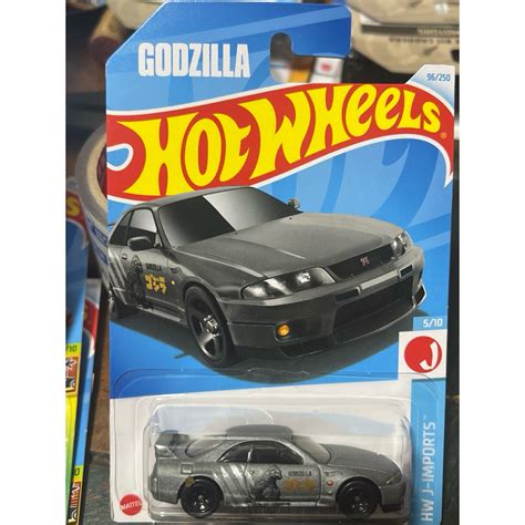 hot wheels 風火輪 NISSAN 日產東瀛戰神BCNR SKYLINE GT R 哥吉拉 消光灰 蝦皮購物