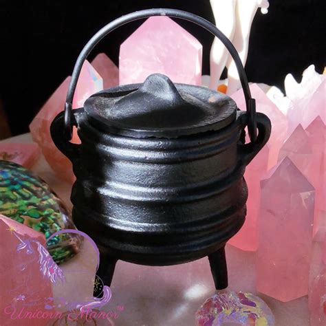 Witch S Cast Iron Traditional Mini Cauldron Unicornmanor Cast Iron