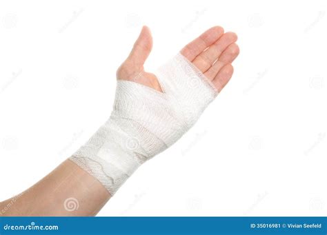 Bandage On A Hand Stock Image Image Of Medicine Hospital 35016981