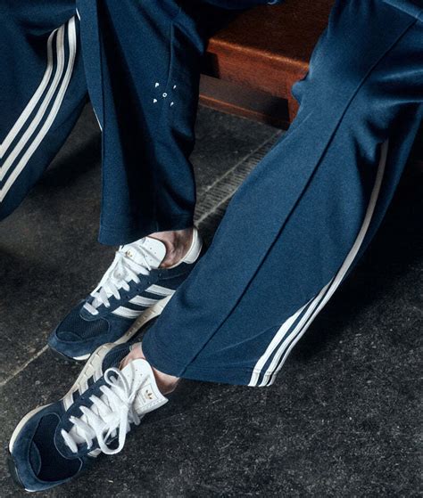 Adidas X Pop Beckenbauer Track Pant Navy White Beyond