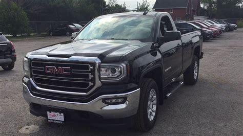 2018 GMC Sierra 1500 4WD Regular Cab SLE Z71 Suspension Black Oshawa ON