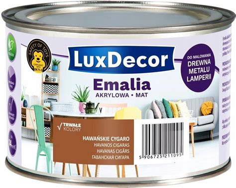 LuxDecor Emalia Akrylowa Do Drewna I Metalu Mat Ceny I Opinie Ceneo Pl