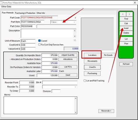 PerfectFit User Guide Inserting A Raw Material PF8 PerfectFit User