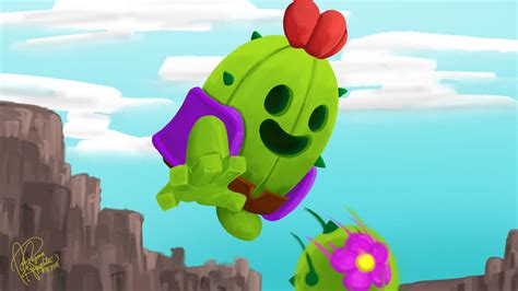 Spike Fanart Brawlstars By Xyleria On Deviantart