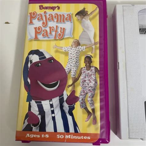 Bande Vid O Vhs Barney Friends Pyjama Party Chanter Le Long De