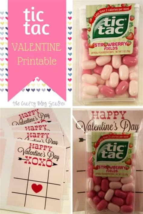 How To Make Tic Tac Toe Valentine Printable The Crafty Blog Stalker