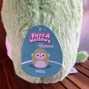 Squishmallows Toys Nwt Mills The Monkey Fuzz A Mallow