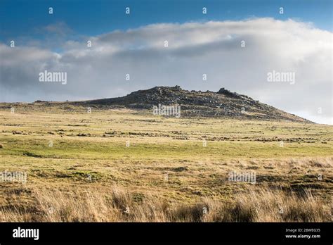 Rough Tor On Bodmin Moor In Cornwall Stock Photo Alamy