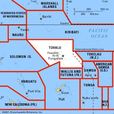 Tuvalu Map