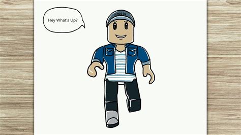 How To Draw Roblox New Easy Drawings Youtube