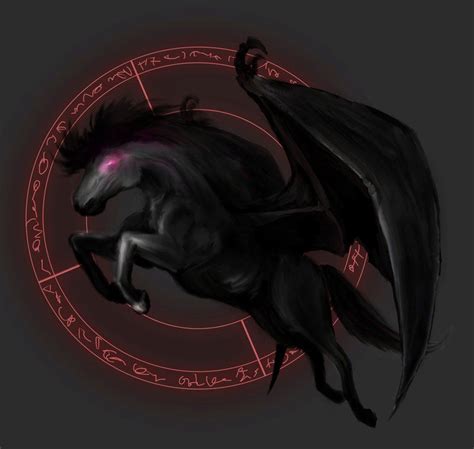 Winged Demon Horse