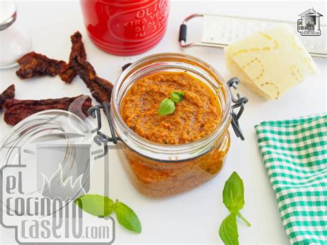 Pesto Rosso Siciliano El Cocinero Casero Salsas Y Vinagretas