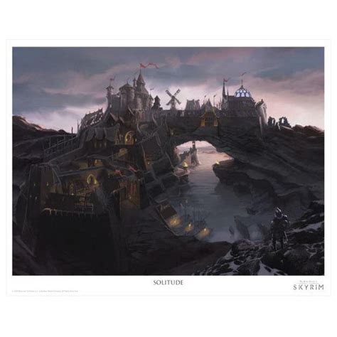 The Elder Scrolls V Skyrim Limited Edition Lithograph Art Print Set – Starbox Collectables