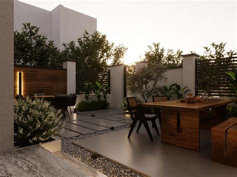 back garden design :: Behance