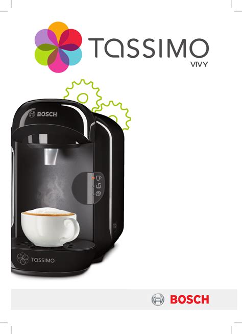 Handleiding Bosch Tassimo Vivy Tas Xx Pagina Van Alle Talen