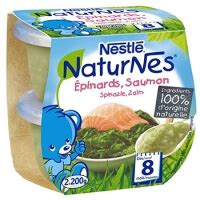 French Click Nestle Naturnes Pommes Coings 4x130g