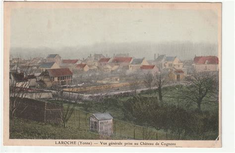 Laroche Migennes Yonne Cpa Vue Prise Au Chateau De Cognons