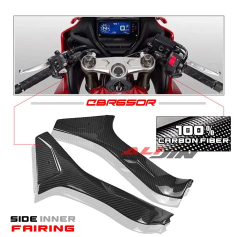 100 Real Dry Carbon Fiber Fairing Fit Honda Cbr650r 2019 2023