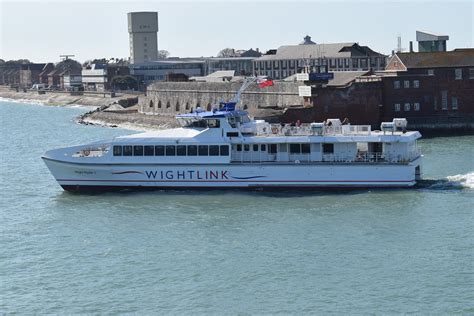 Wight Ryder I Wightlink Ferry Portsmouth Harbour Graham Tiller Flickr