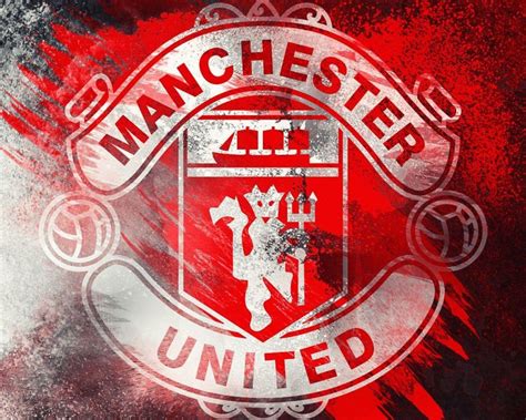 Manchester United Logo Wallpaper 4K