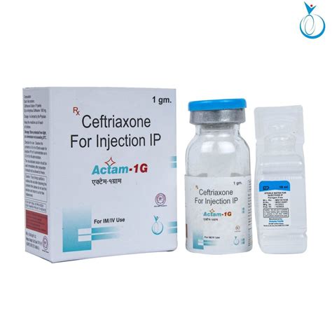 Actam Mg Ceftriaxone Injection Ip Gm At Rs Vial In Chandigarh